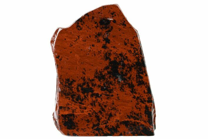 Polished Mahogany Obsidian Section - Mexico #153578
